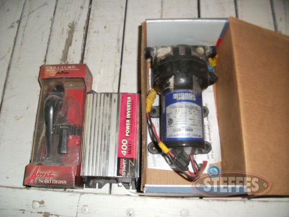 Shurflo Pump, 400w Power Inverter, Door Handle_1.jpg